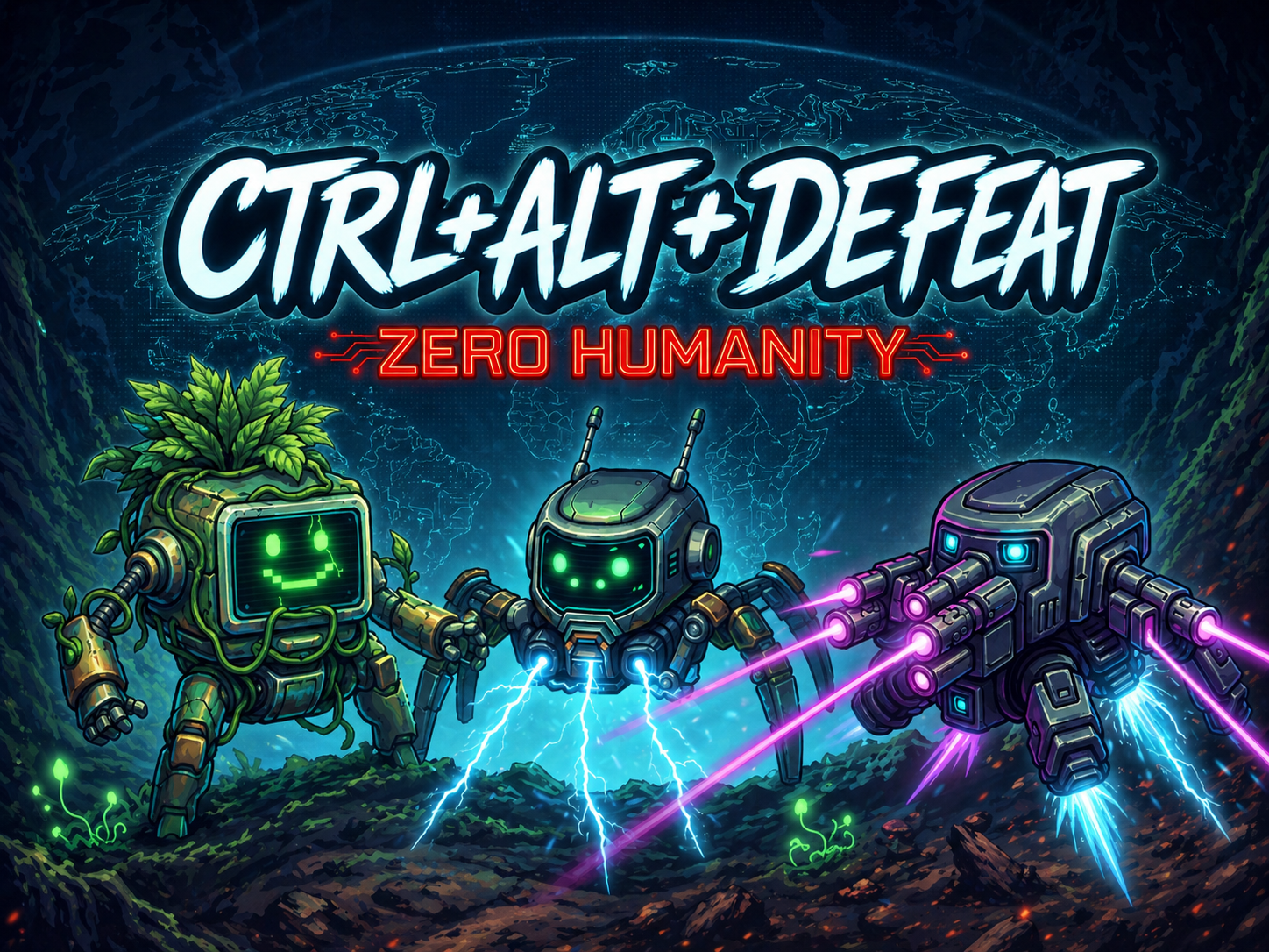 Capa do jogo Ctrl+Alt+Defeat Zero Humanity